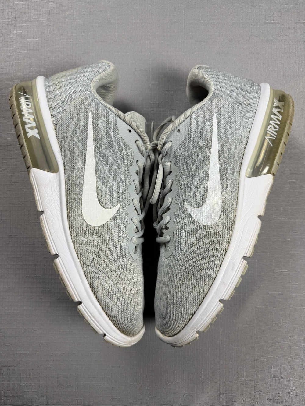 Nike Air Max‎ Sequent 2 852465-007 Platinum Grey Running shoes Women’s 10